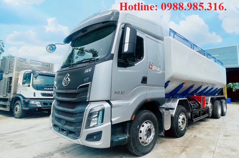 XE CHỞ THỨC ĂN CHĂN NUÔI 5 CHÂN (XE BỒN CHỞ CÁM) - 32 KHỐI